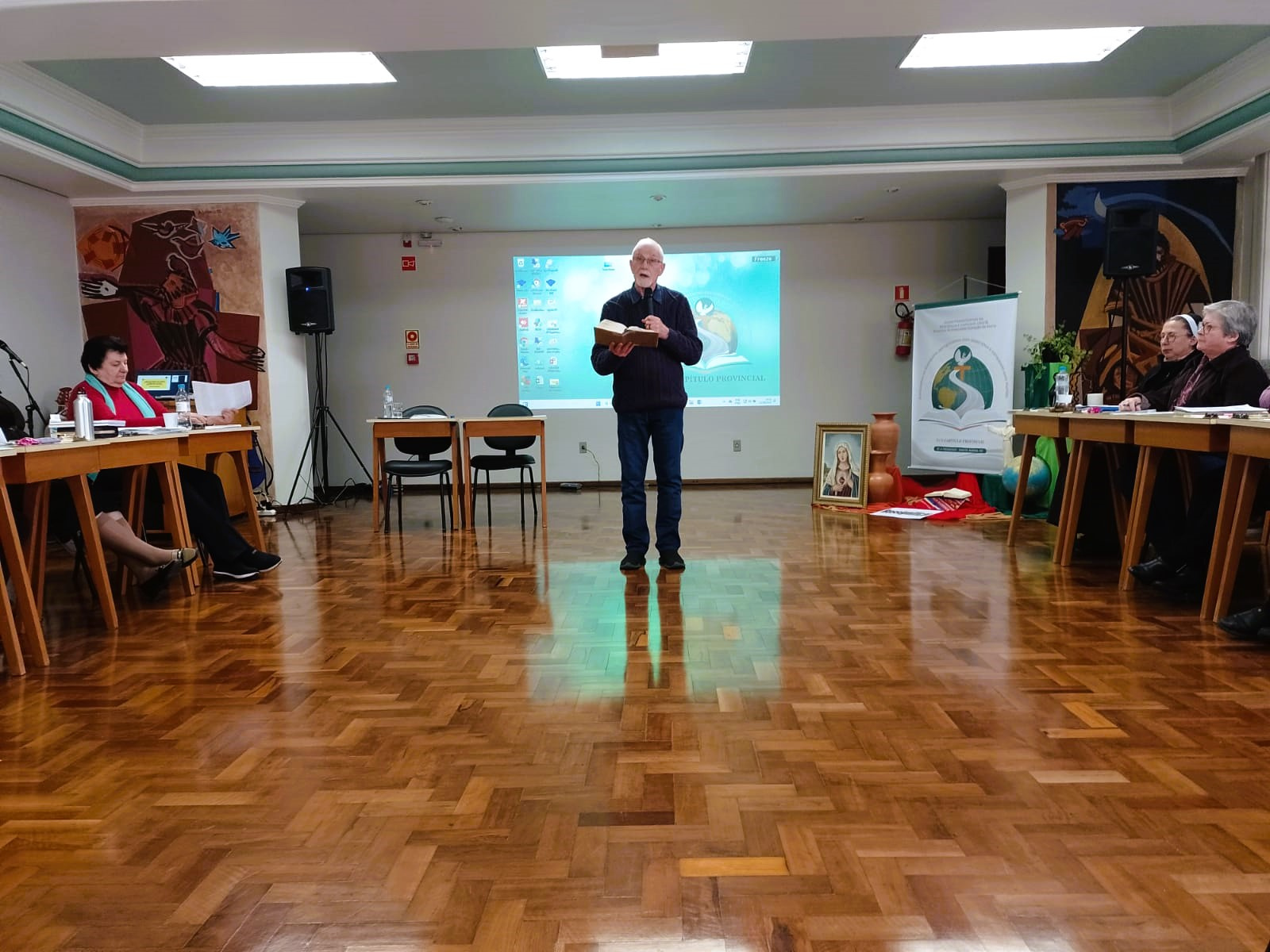 Terceiro dia do XVII Capítulo Provincial aprofunda espiritualidade franciscana