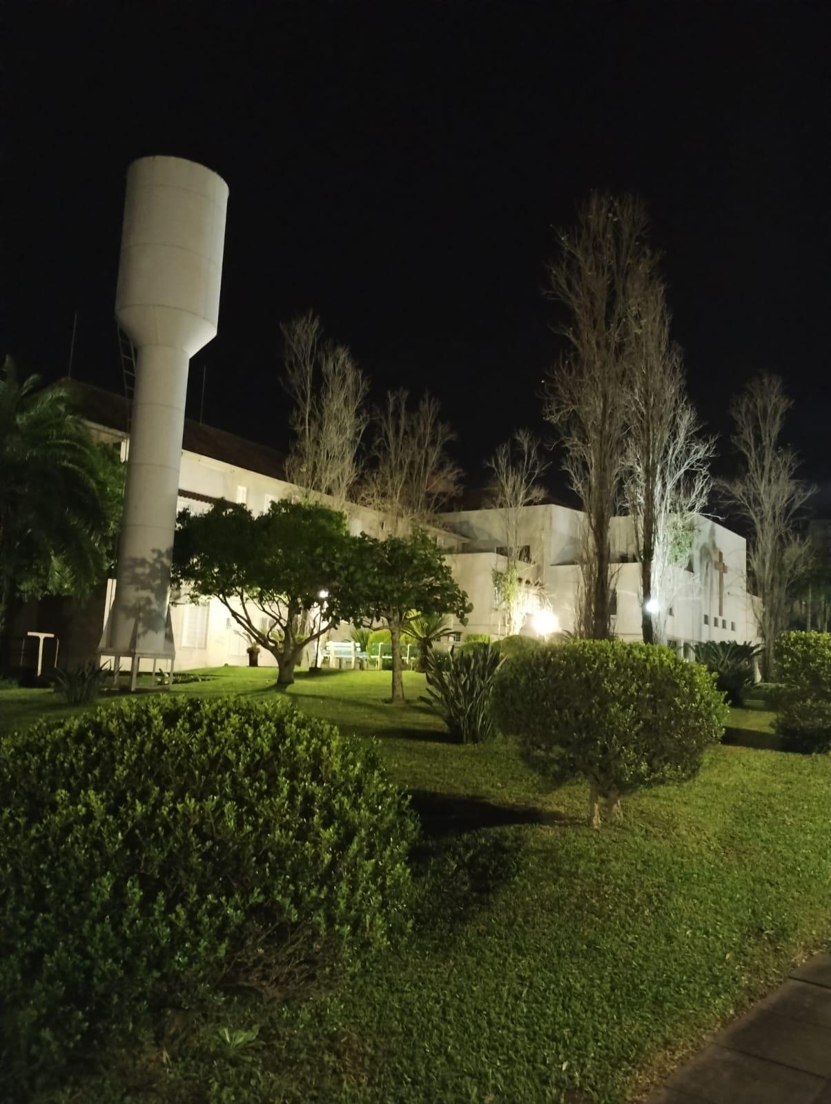 Jardim do Convento São Francisco de Assis a noite