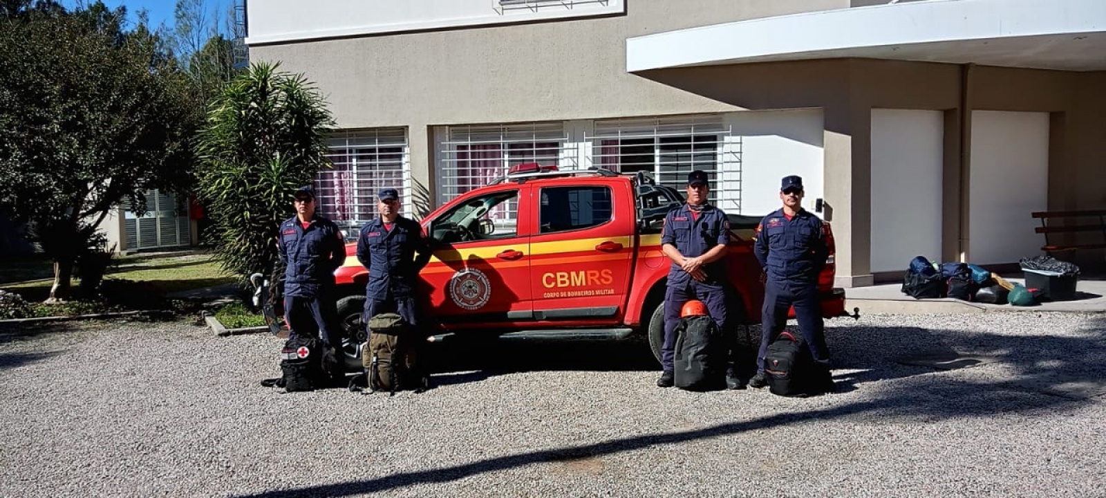 Irmãs Franciscanas acolhem o Corpo de Bombeiros em Pelotas /RS