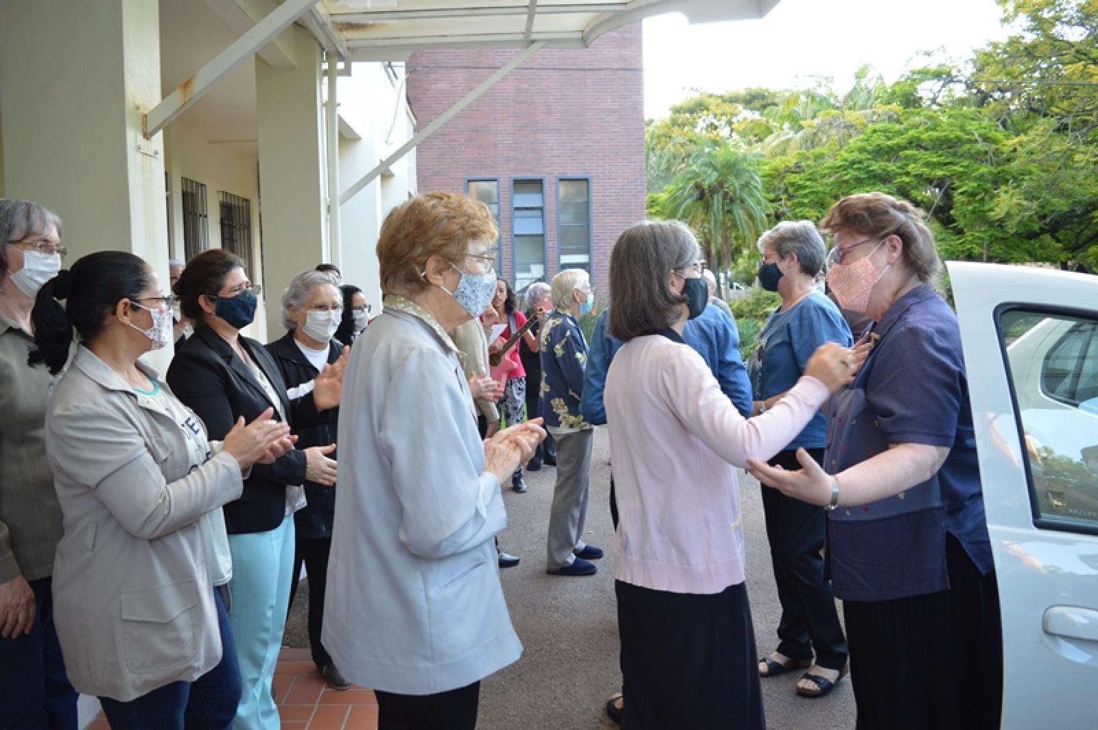 Visita da Ministra Geral Ir. Rita Cammack