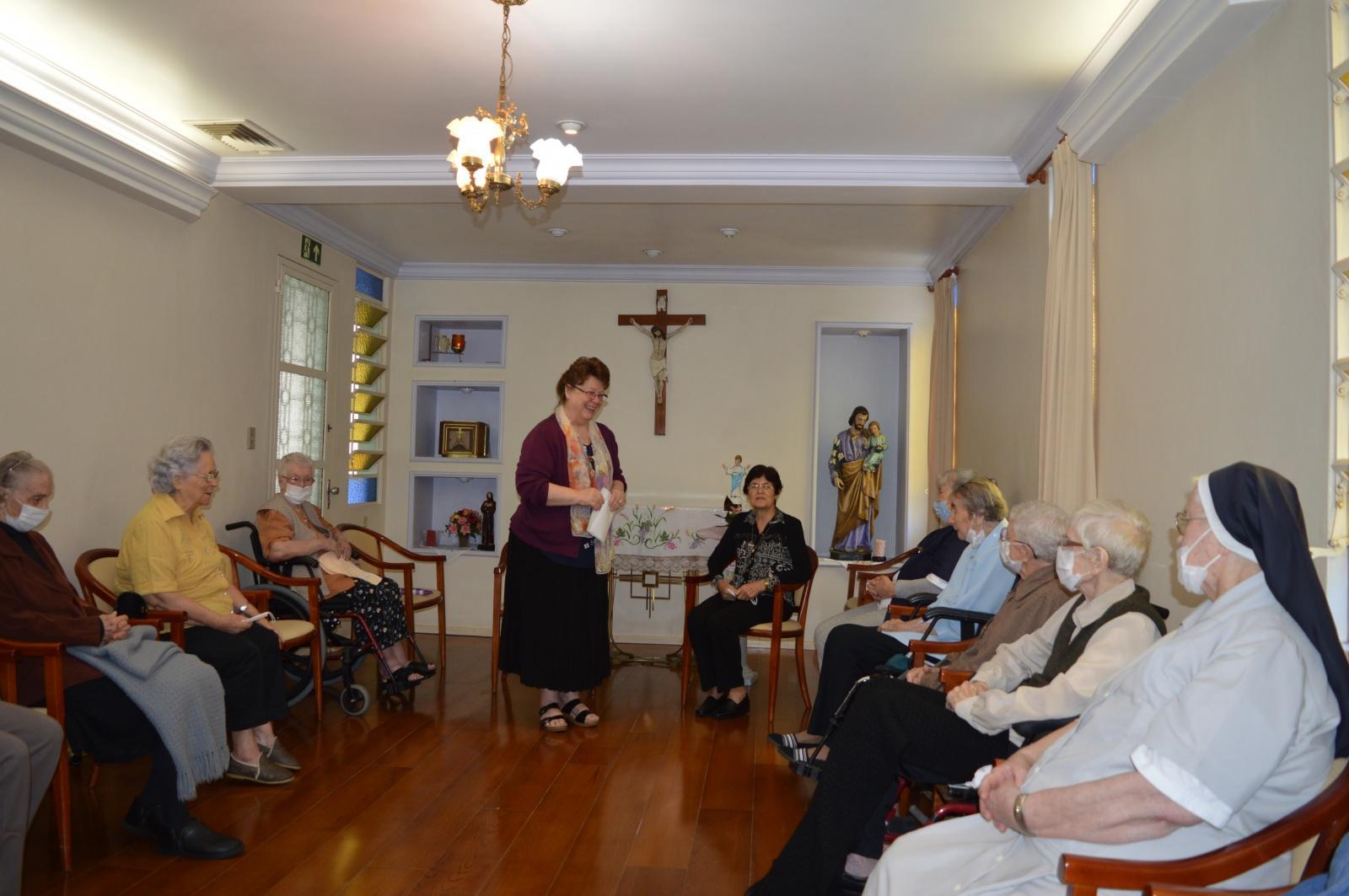 Visita da Ministra Geral Ir. Rita Cammack