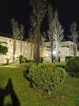 Jardim interno do Convento visto a noite