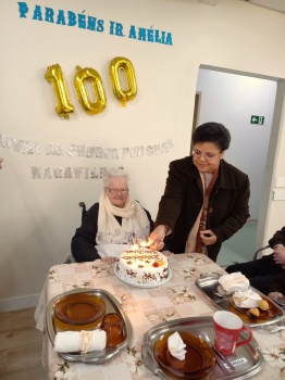 100 anos de vida de Ir. Amélia